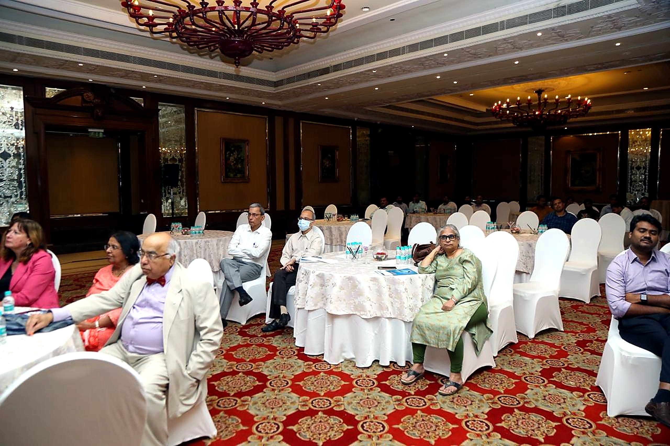 Doctors and community members at a Subha Trust cancer awareness event